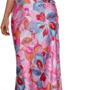 Satin Silk Backless Tube Tops Maxi Dress for Women Low Back Hollow Out Elegant Strapless Long Dresses Wedding Guest